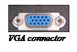 Text Box:    VGA connector